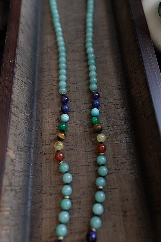 Seven Chakra Jade Stone Japa Mala - Image 5