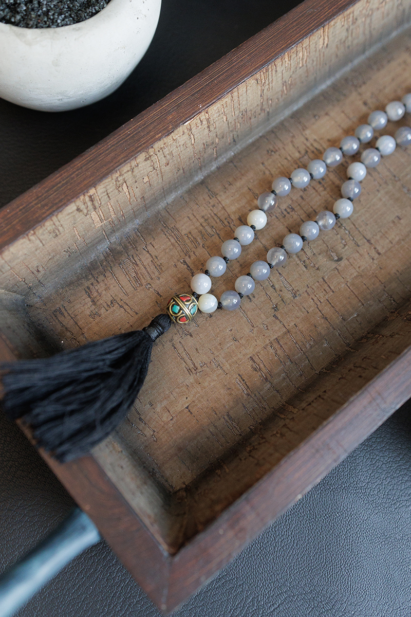 Mystic Mist Quartz Prayer Mala - Image 7