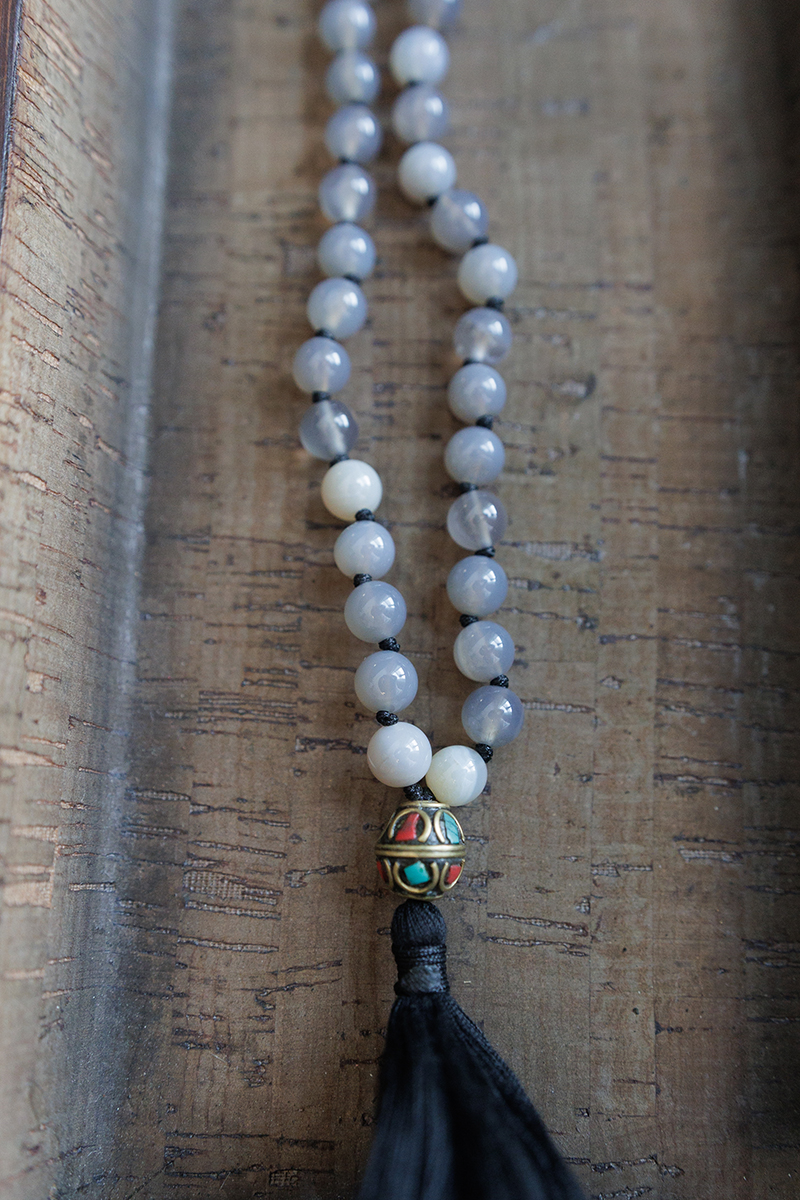 Mystic Mist Quartz Prayer Mala - Image 5