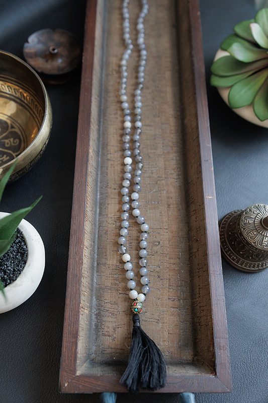 Mystic Mist Quartz Prayer Mala - Image 2