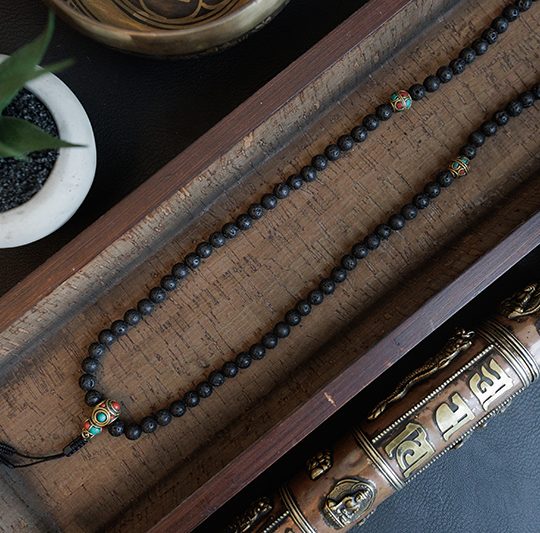 Lava Stone Prayer Mala