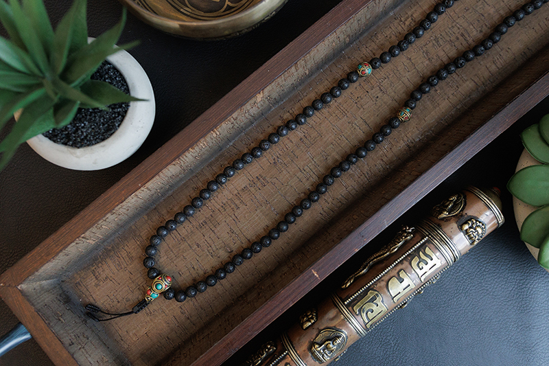 Lava Stone Prayer Mala