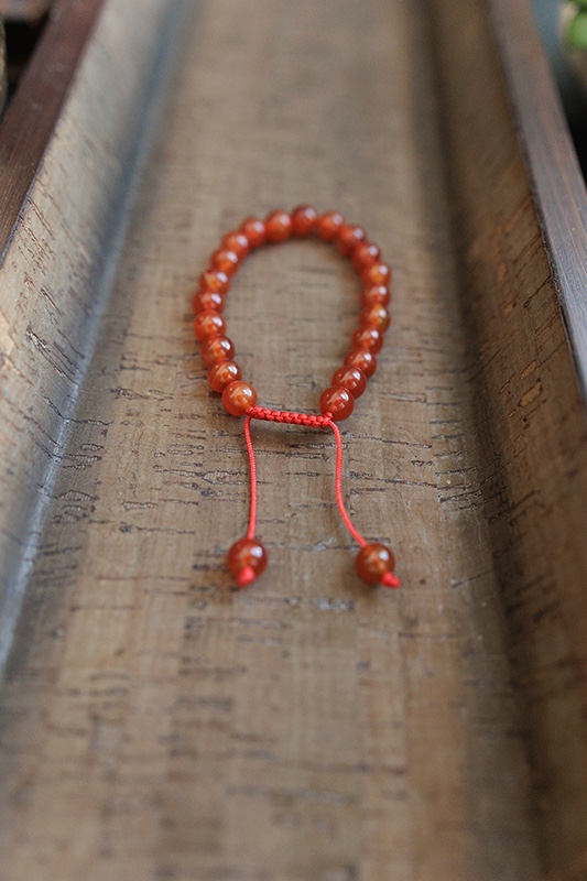 Carnelian Stone Wrist Mala