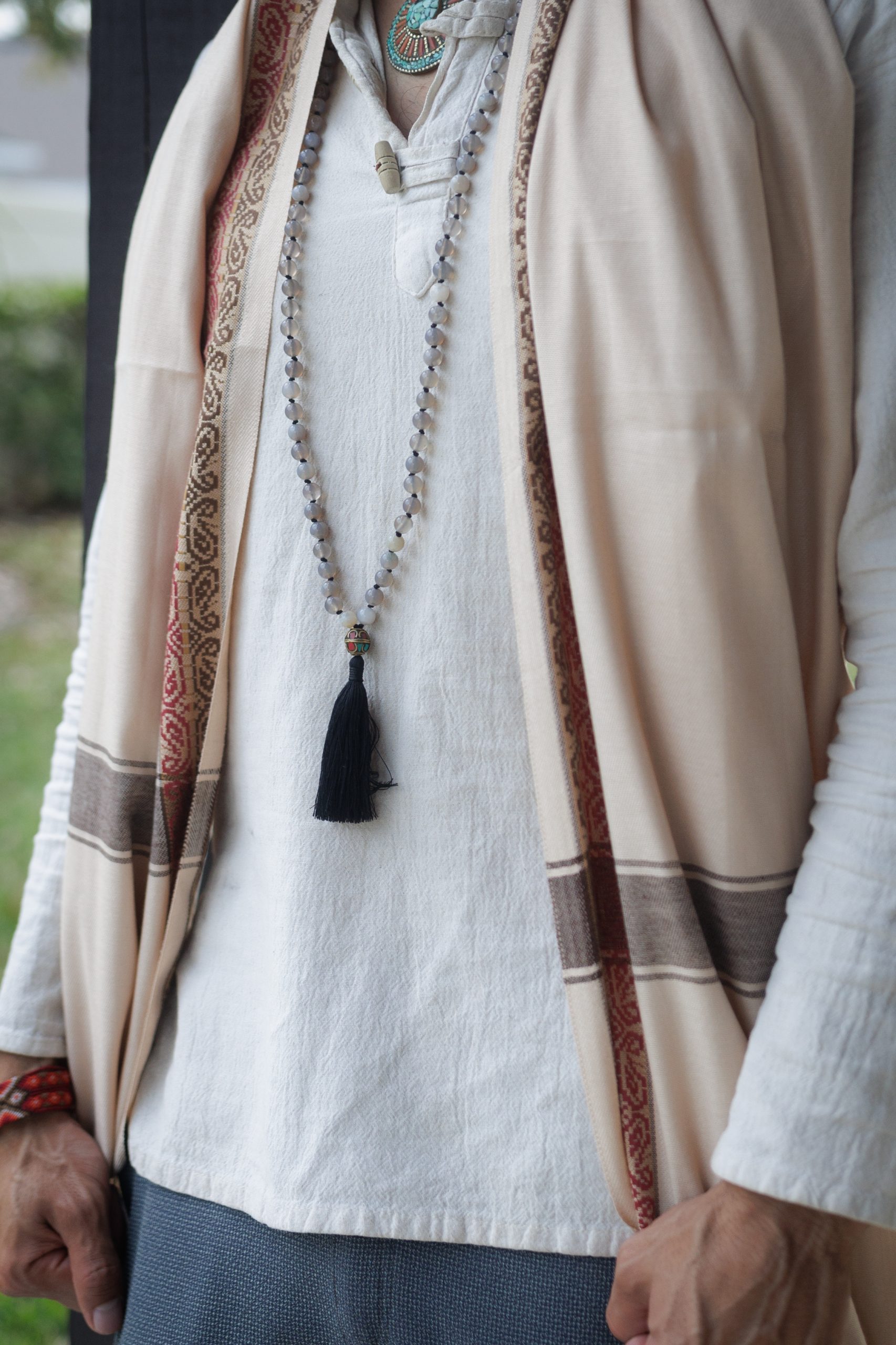 Mystic Mist Quartz Prayer Mala - Image 4