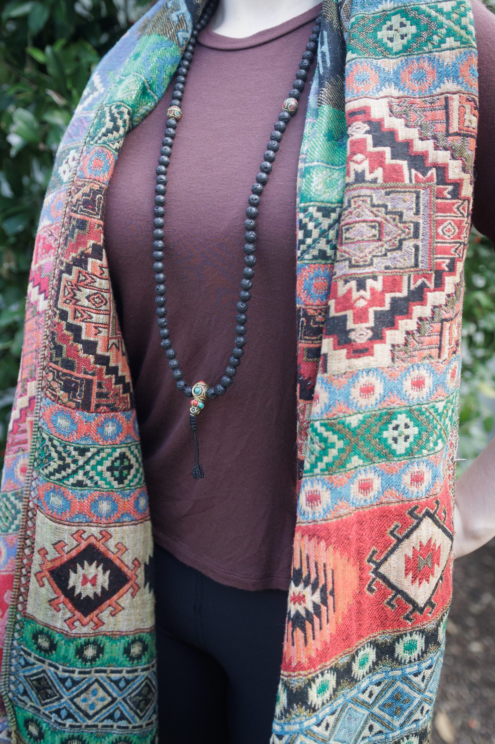 Lava Stone Prayer Mala - Image 3