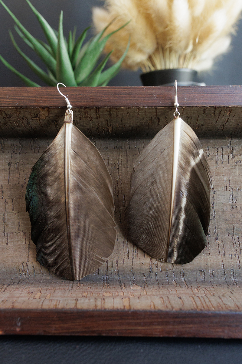 Tz'ikin Q'ojom - Bird Light Earrings - Image 2